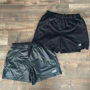 2 pairs of New Balance running shorts men’s medium